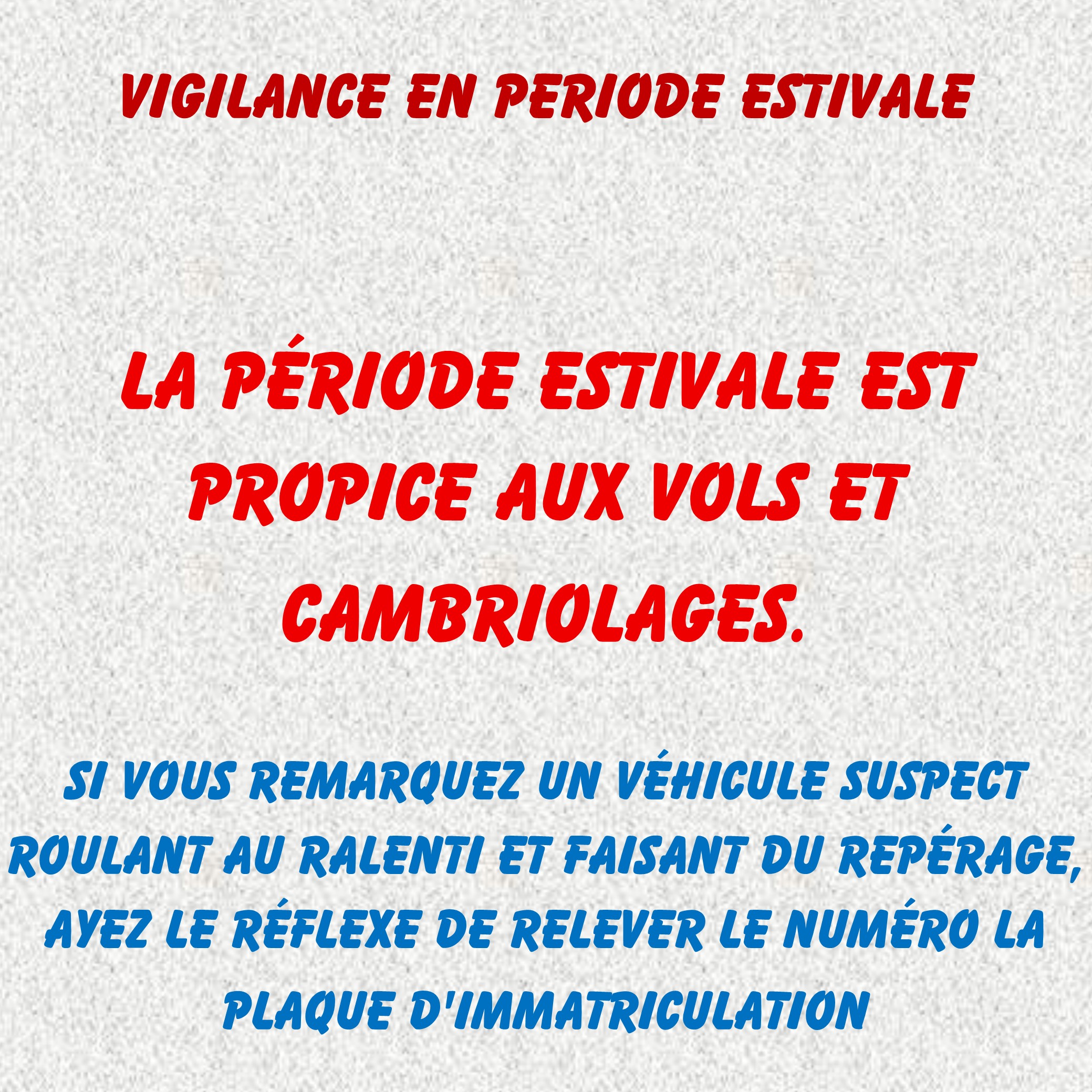 Vigilance Vacances