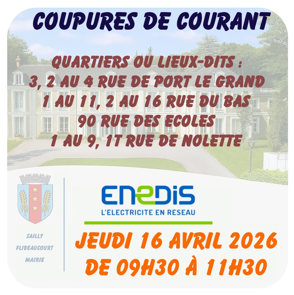 050 Coupures de courant